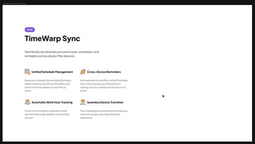blank features section