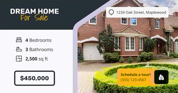 facebook post template in figma