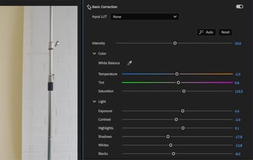 basic color correction