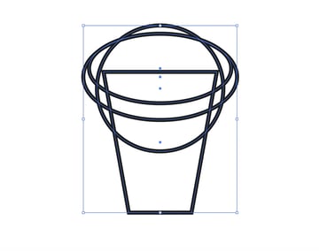 cup with circles added