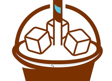 position and color ice cubes