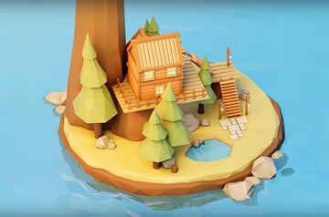 final blender 3d project