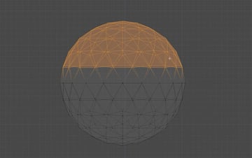 select top of sphere