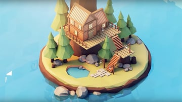 whole finished scene