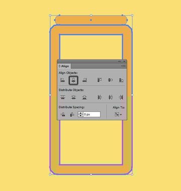 aligning the top section of the spray can icon