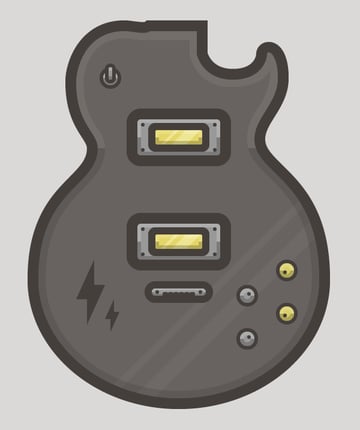 adding decals to the guitars body