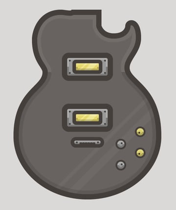 guitar volume knobs finished