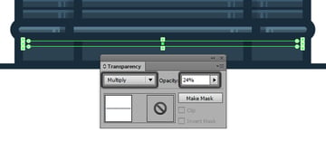 adding the bottom shadow underneath the first horizontal divider