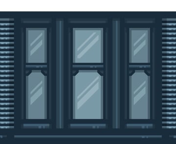 adding the side shadows to the middle section window