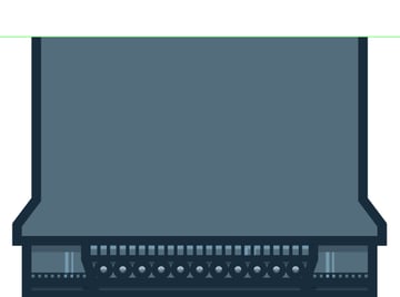 creating the base shapes for the roof