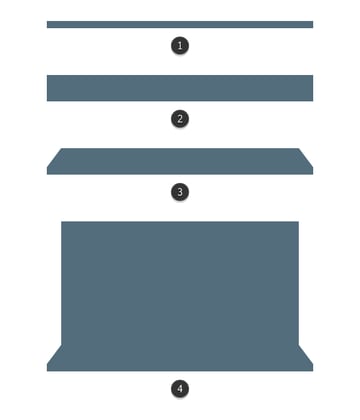creating the base shape for the roof
