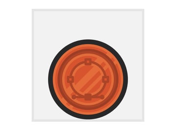 adding the vector symbol to the medal icon