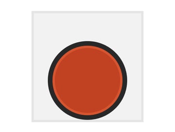 adding a smaller circle to create the ring like highlight