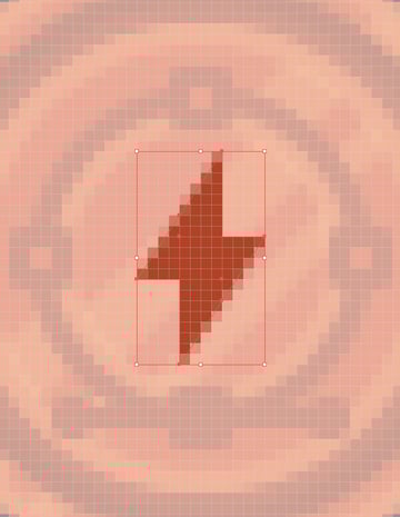 adding the lightning strike to the medal icon