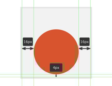 creating the medal icons base orange shape