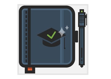 notebook icon finished