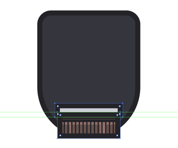 creating the main shapes for the observatorys second segment