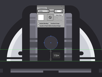 creating the main shape for the lens