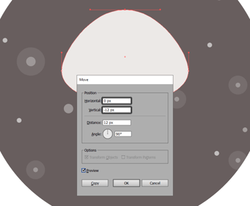 adjusting the shape of eves head