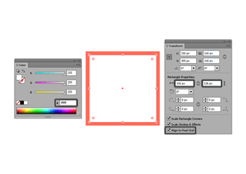 creating the main shape for the active drawing area