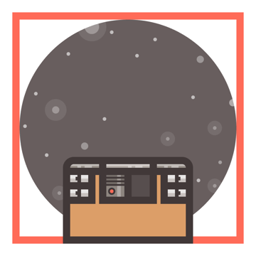 creating the main shapes for wall-es display unit