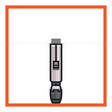 creating and positioning the main shape for the screwdrivers top connector