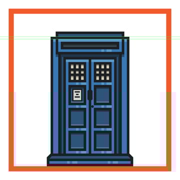 creating and positioning the main shape of the time machines upper section