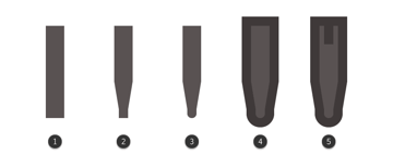 adding details to the tape recorders main control switch