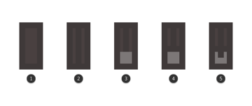 adding details to the tape recorders top slider