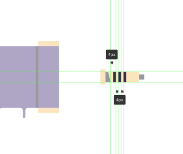 adding the vertical grip lines to the handle