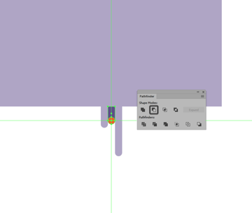 adjusting the middle section of the first paint drip