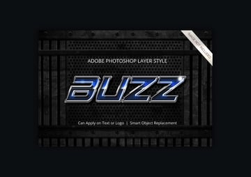 3d cinematic photoshop layer style