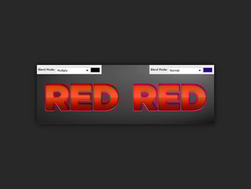 example of using a different inner shadow color