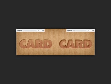 example of using different shadow distance levels