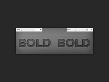 example of different shadow noise levels