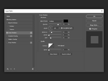 shadow angle example