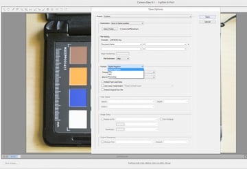 Converting a RAW image to a DNG in Adobe Camera RAW