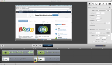 Editing out mistakes in Screenflow