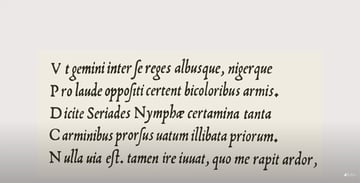 In the 15th century, italic weights were created to maximize the limited space on the pages.