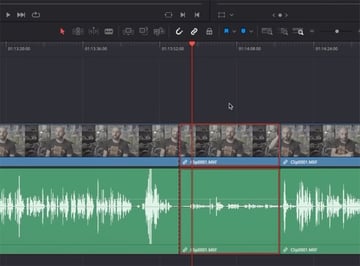 Select the part you want to cut...