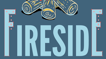 Stretching letters for a typographic poster design