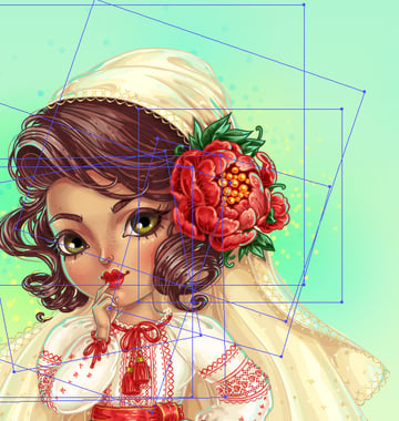 using symbol sprayer tool