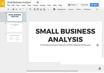 Open your Google Slides Presentation