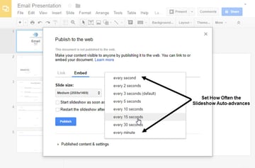 Drop-down Menu with Pre-Defined Times