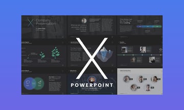 X Note PowerPoint Template
