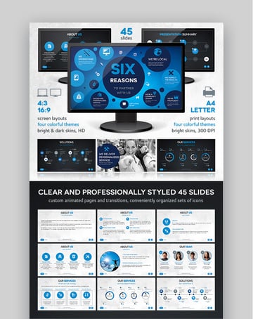 Six Template Clear and Professional Template