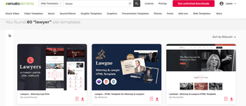 Premium HTML Lawyer Website Templates From Envato Elements 2022