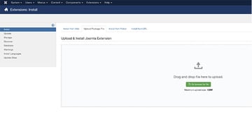 installing a joomla template manually