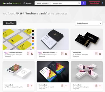 business card design templates