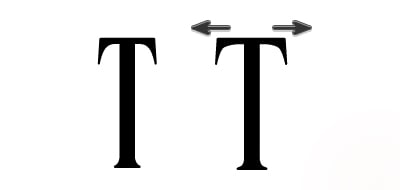 How to distort letter T